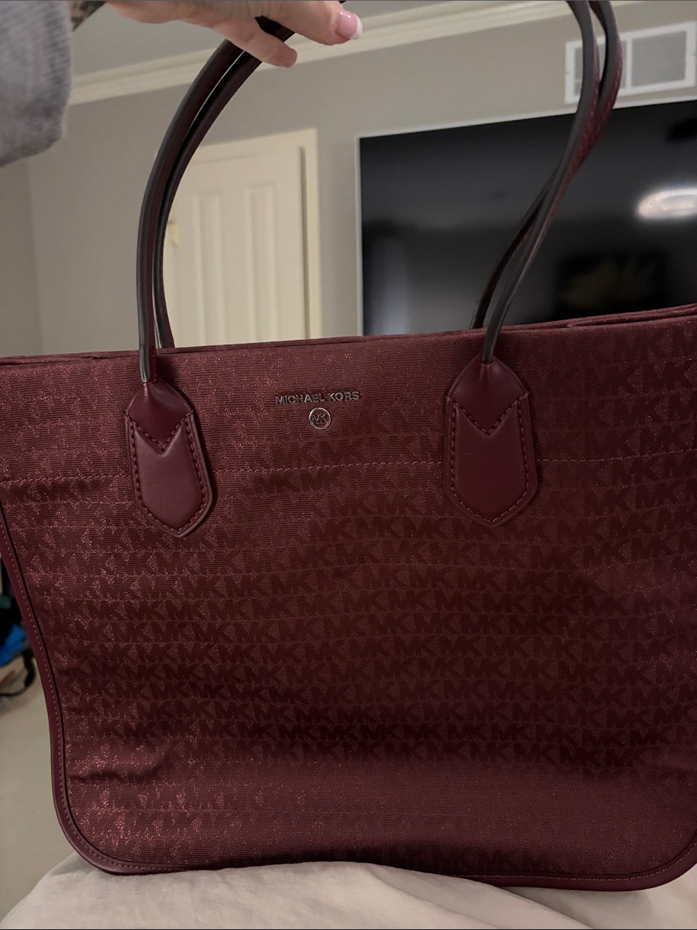 Michael Kors Oxblood tote NWOT